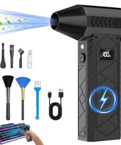 Soplador de Aire Comprimido de 10000mAh con Dos Luces