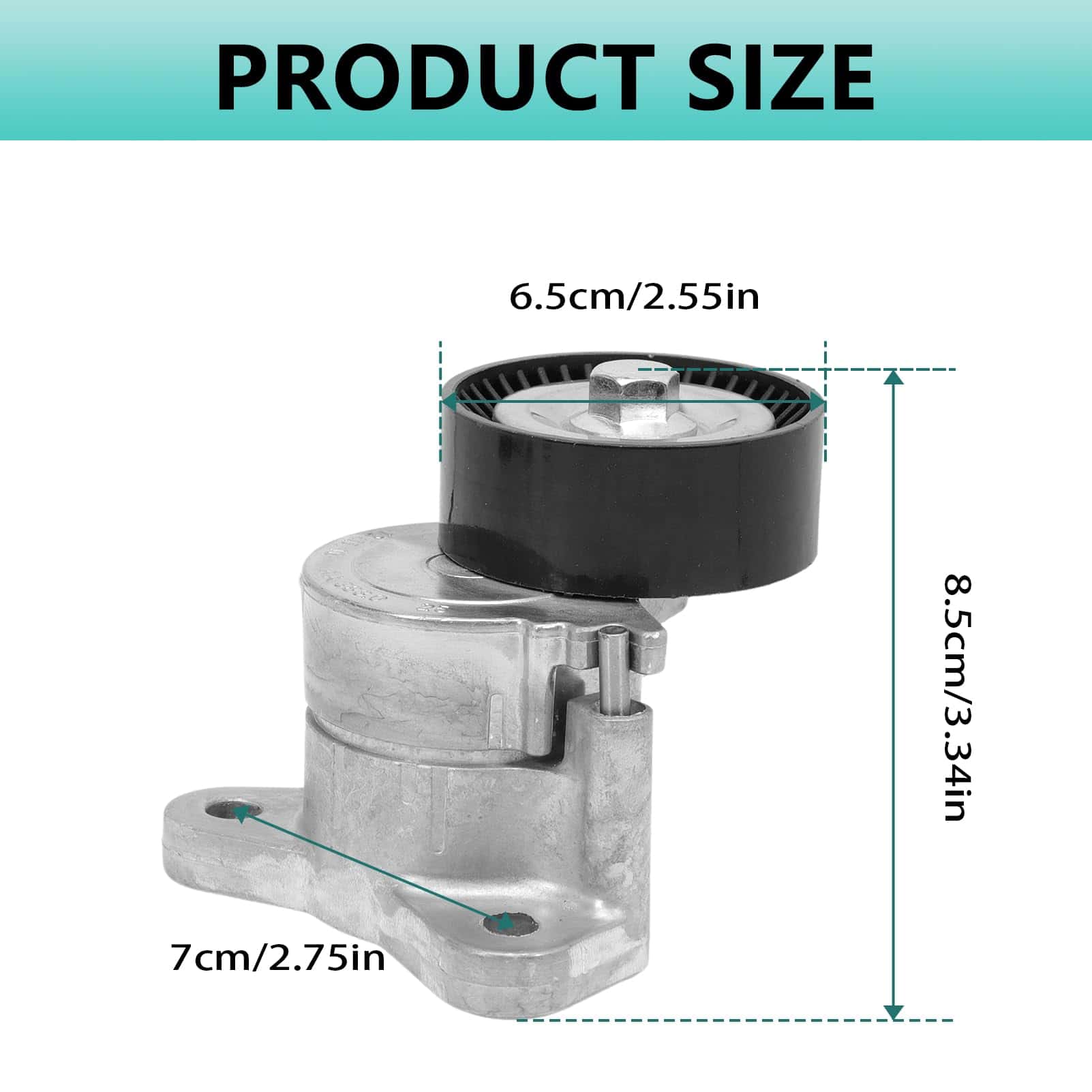 Kit de Tensor de Correa de Transmisión y Polea Compatible - Imagen 3