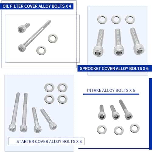 GOLKNHA 400EX Tornillo de perno y perno de cabeza de - Imagen 7