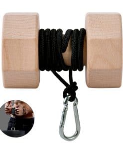 YCHLCHL Rodillo de muñeca de madera y fortalecedor de