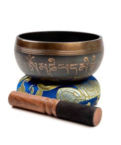 Set de Cuenco Tibetano de latón - Grado Maestro -Dark Brown