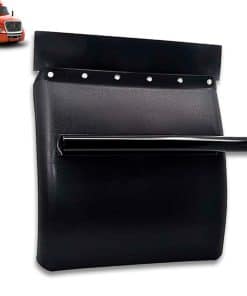 KOZAK 24" x 24" Guardabarros Trasero de Plástico Negro para