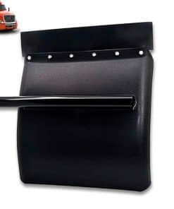 KOZAK 24" x 24" Juego de faldones de plástico negro para