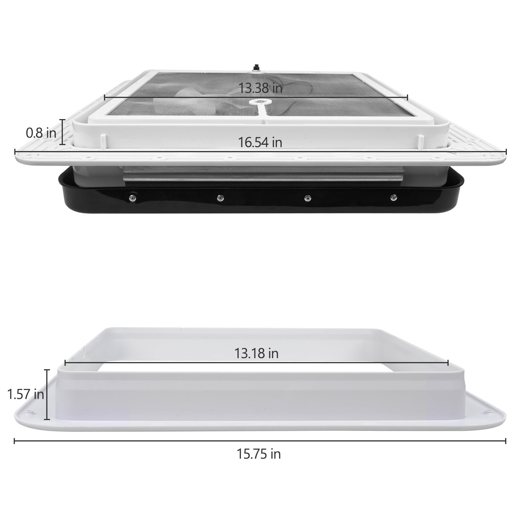 Ventilador de Techo para RV Wokyy de 14" con Control - Imagen 9