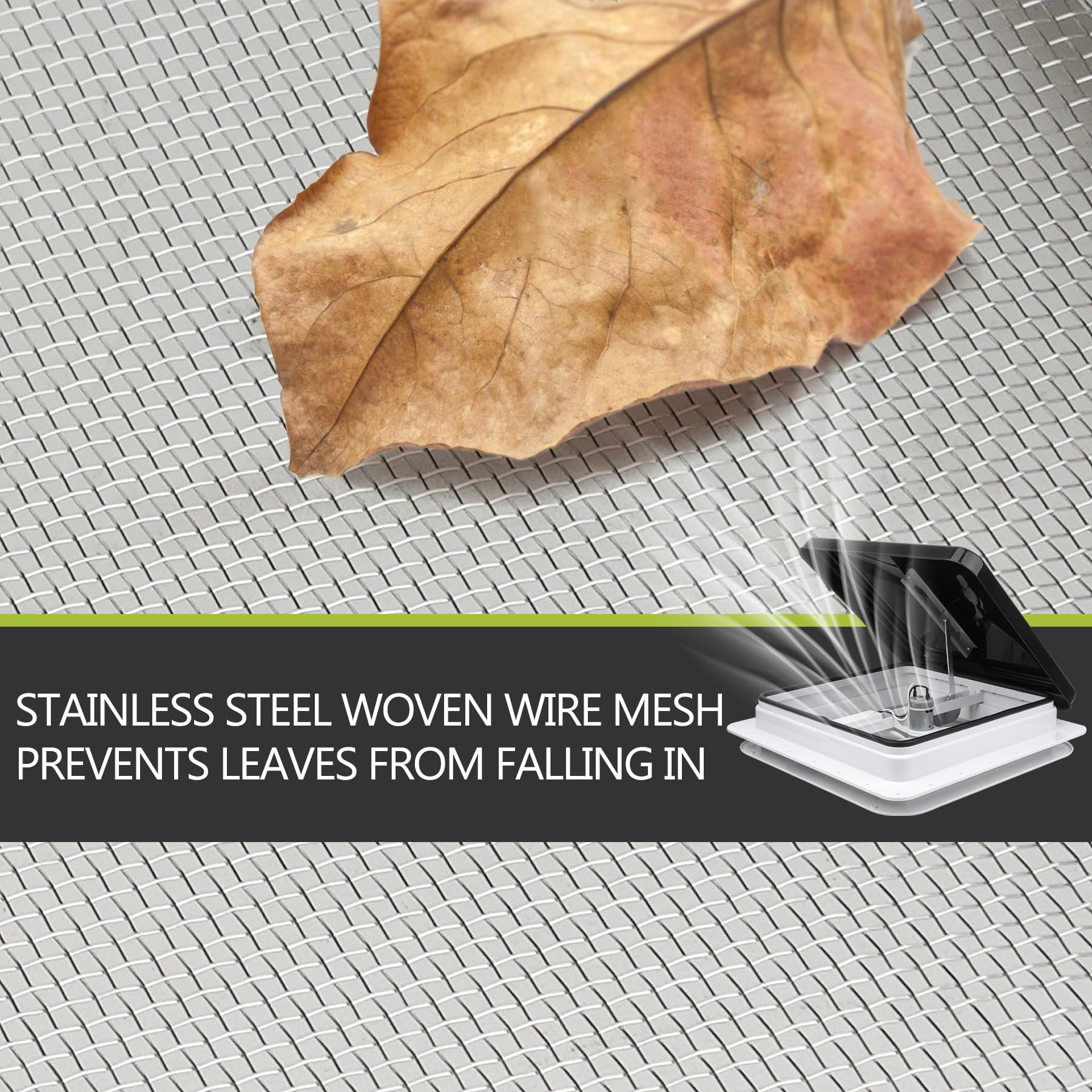 Ventilador de Techo para RV Wokyy de 14" con Control - Imagen 8