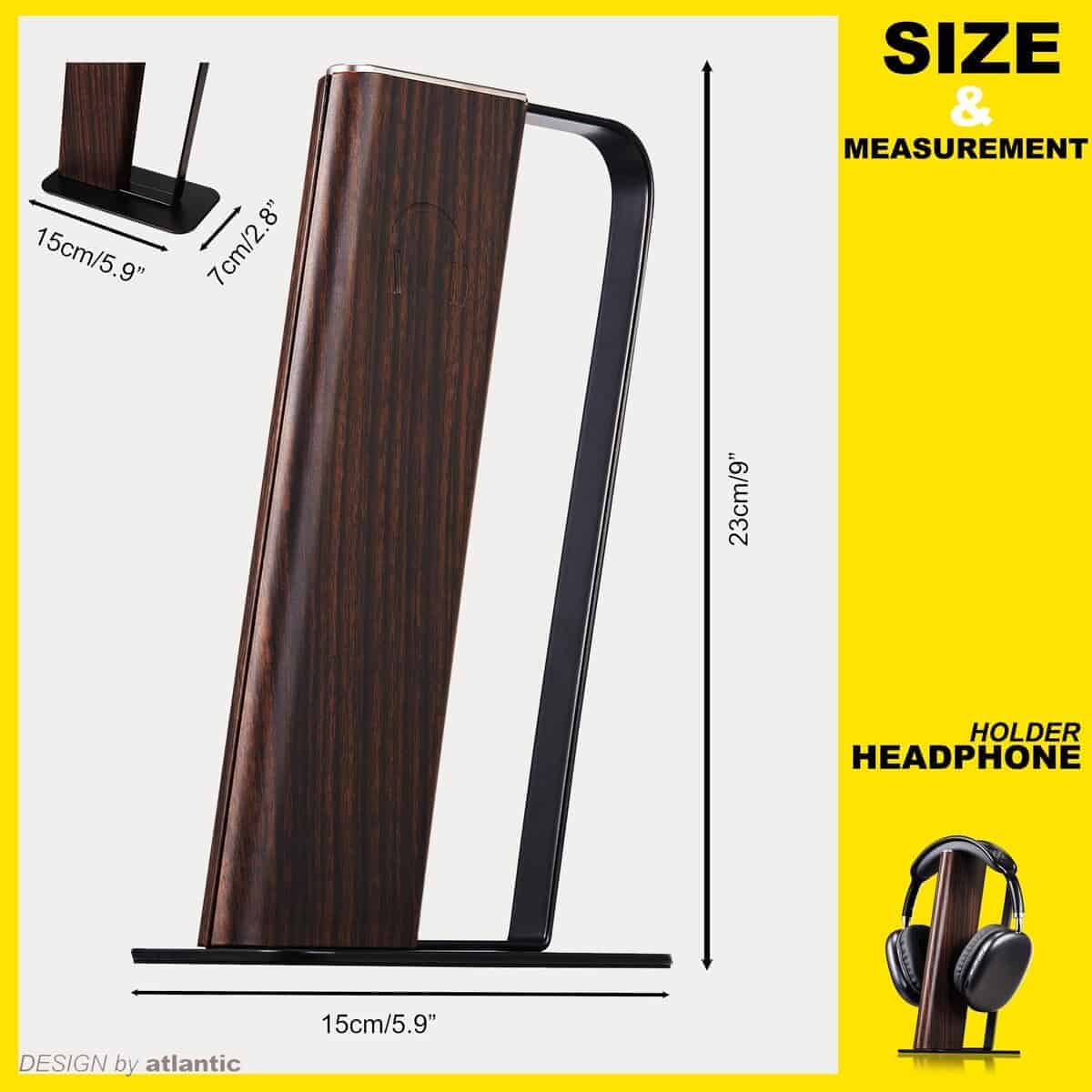 Soporte de Lujo para Auriculares Gunking, Soporte para - Imagen 7