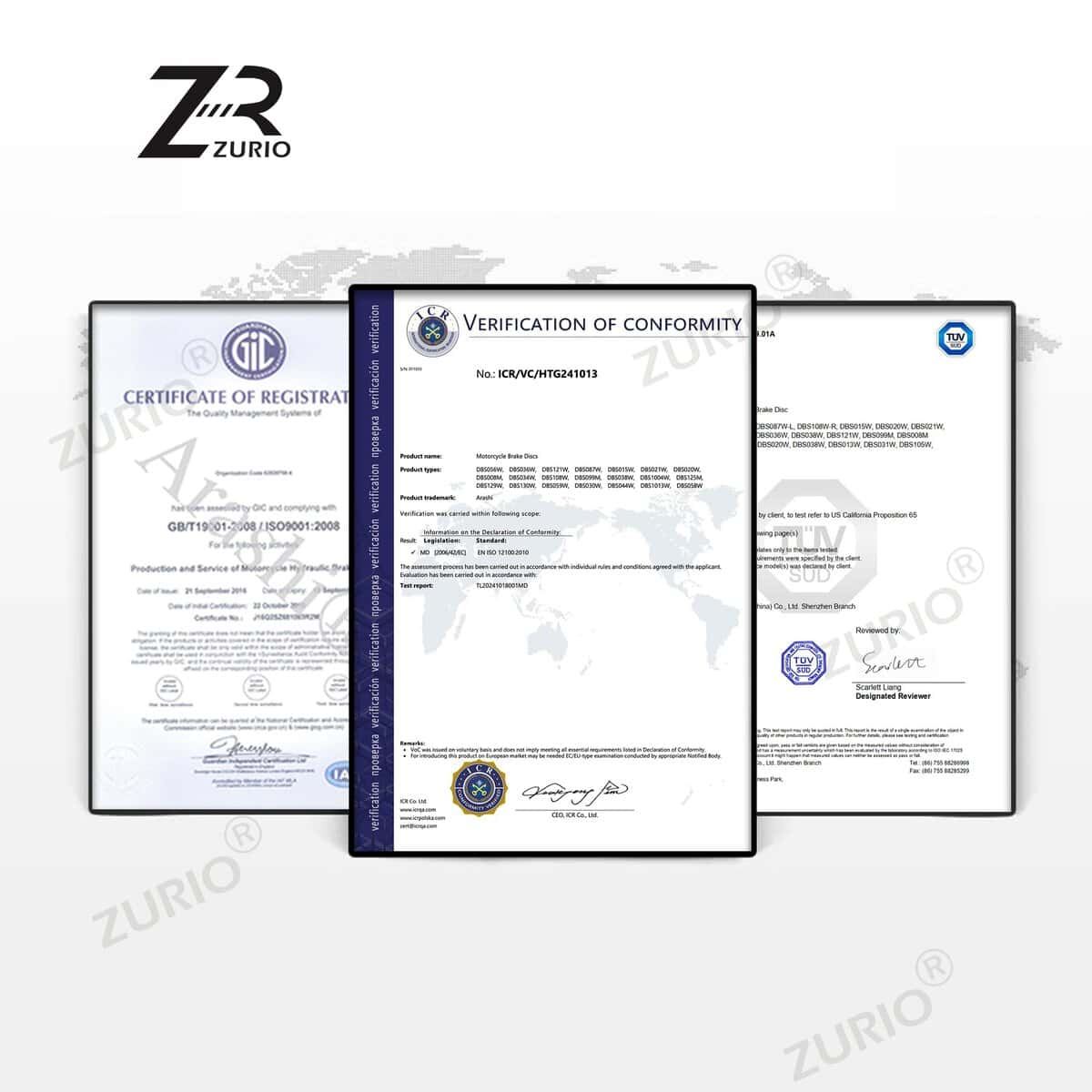 1 Disco de Freno Trasero Compatible con Suzuki DRZ400SM - Imagen 6