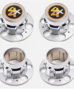 Cubierta de centro de rueda de 4 piezas para llanta de 6