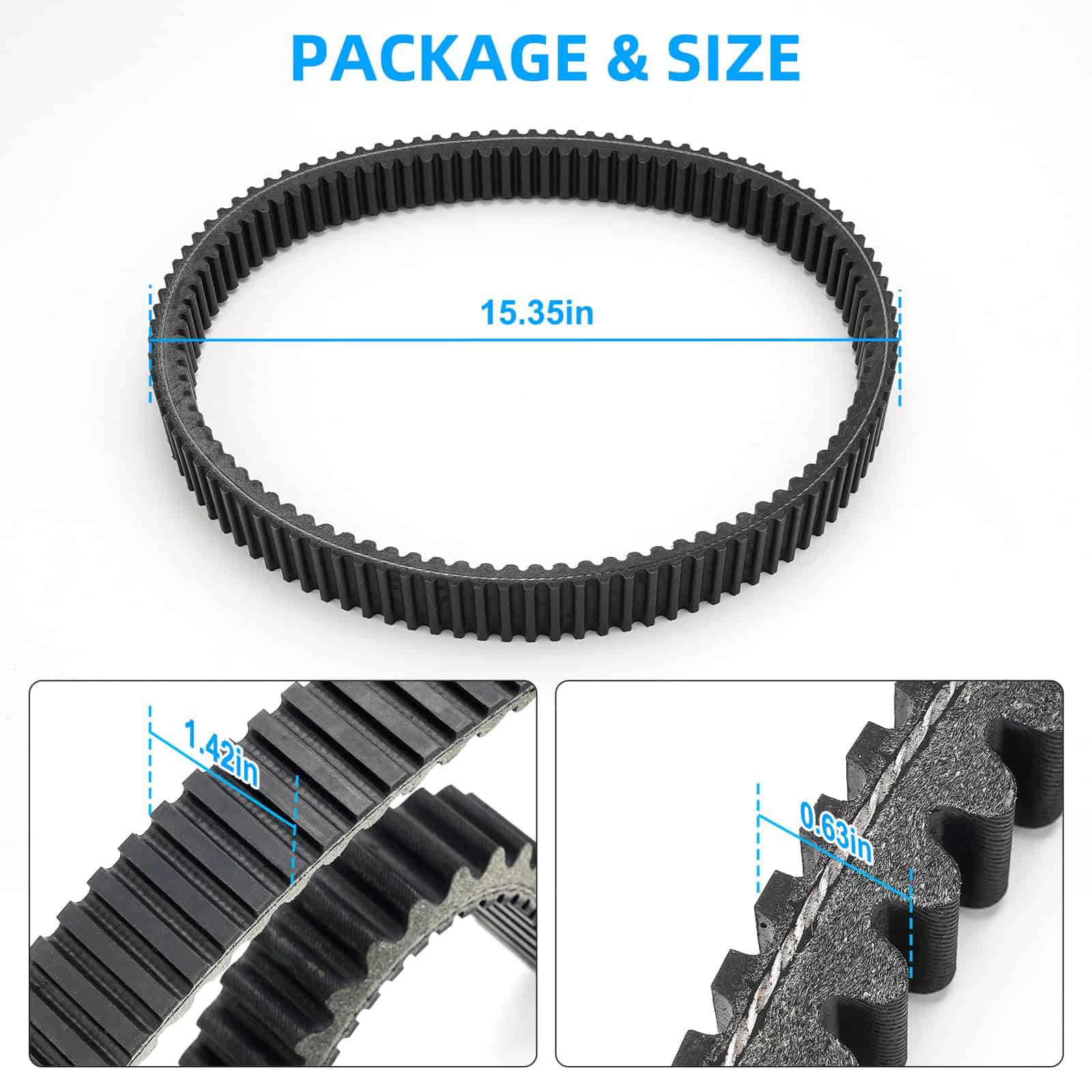 Correa de transmisión JERBOR para CFMOTO UFORCE 800, ZFORCE - Imagen 7