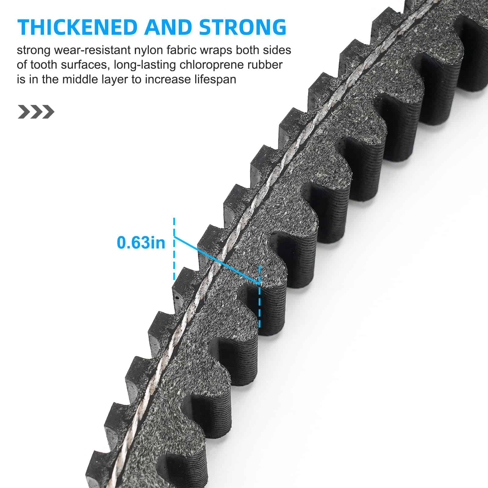 Correa de transmisión JERBOR para CFMOTO UFORCE 800, ZFORCE - Imagen 6