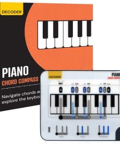 Herramienta de aprendizaje de acordes de piano - Brújula de