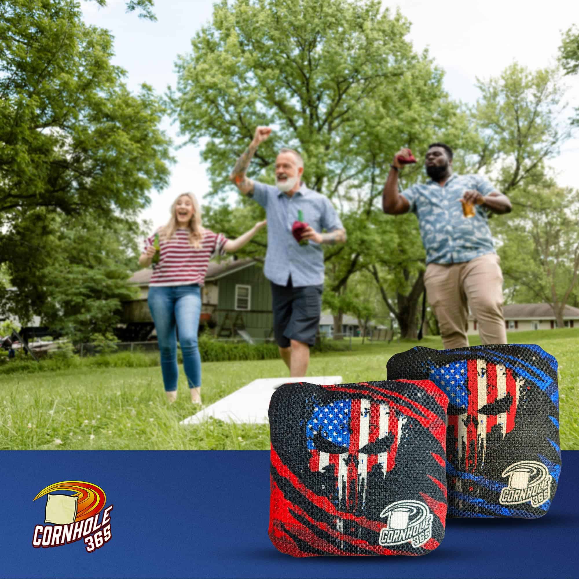 Bolsas de Cornhole Temáticas Cornhole365 - 6" -Punisher - Imagen 8