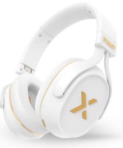 BlueAnt Pump X - Audífonos de Gimnasio | Blanco/Dorado |