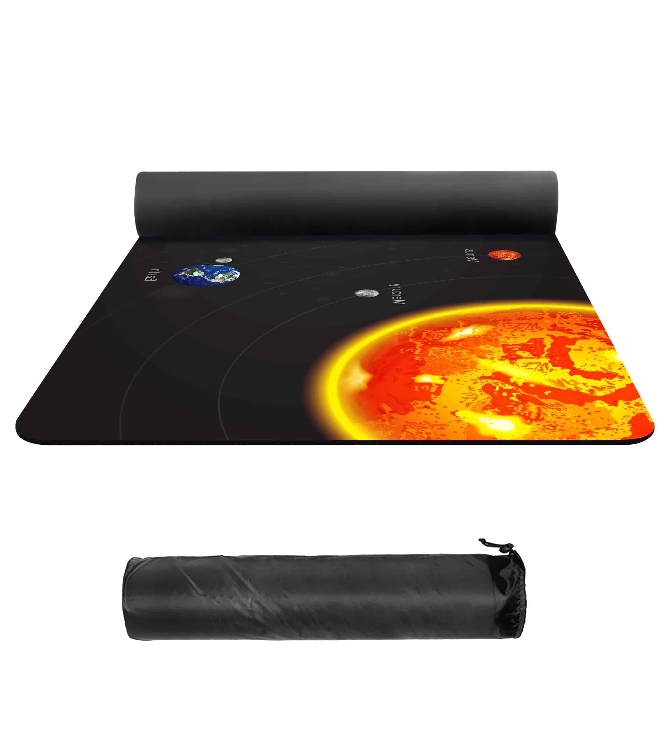 Tapete de Yoga de TPE Suede de nuveti de Alta Densidad,