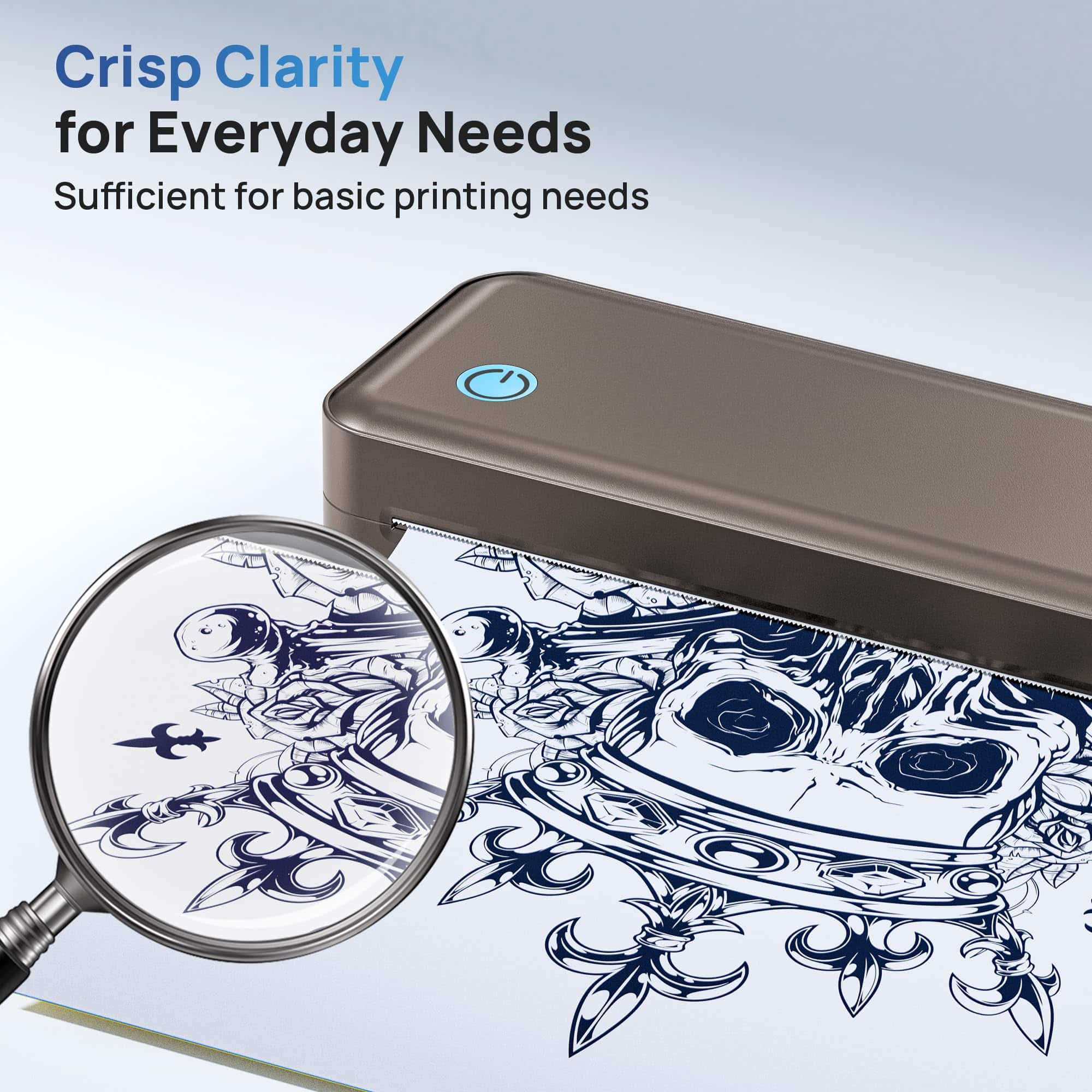 Impresoras portátiles inalámbricas TYPONOS -Marrón - Imagen 6