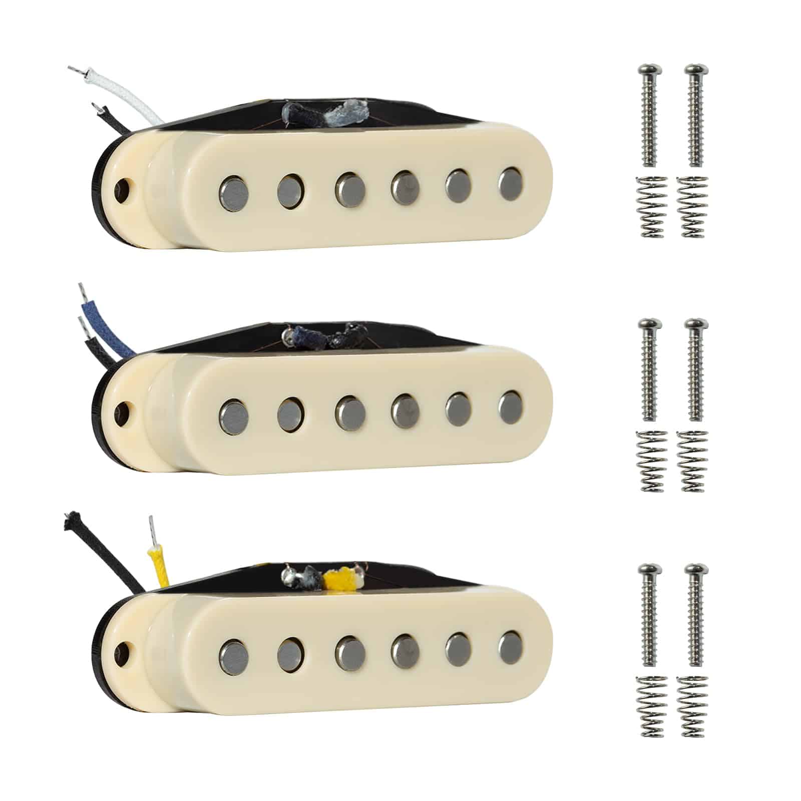 Set de Pastillas Phrilam Pro ST-60S Staggered Alnico 5 para