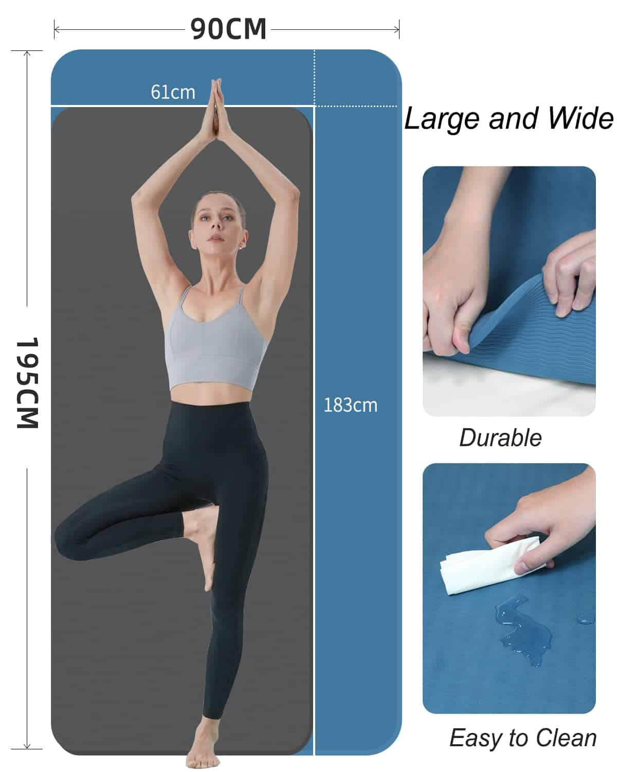 Tapete de Yoga RYTMAT de 10mm de Grosor, Tapete de - Imagen 8