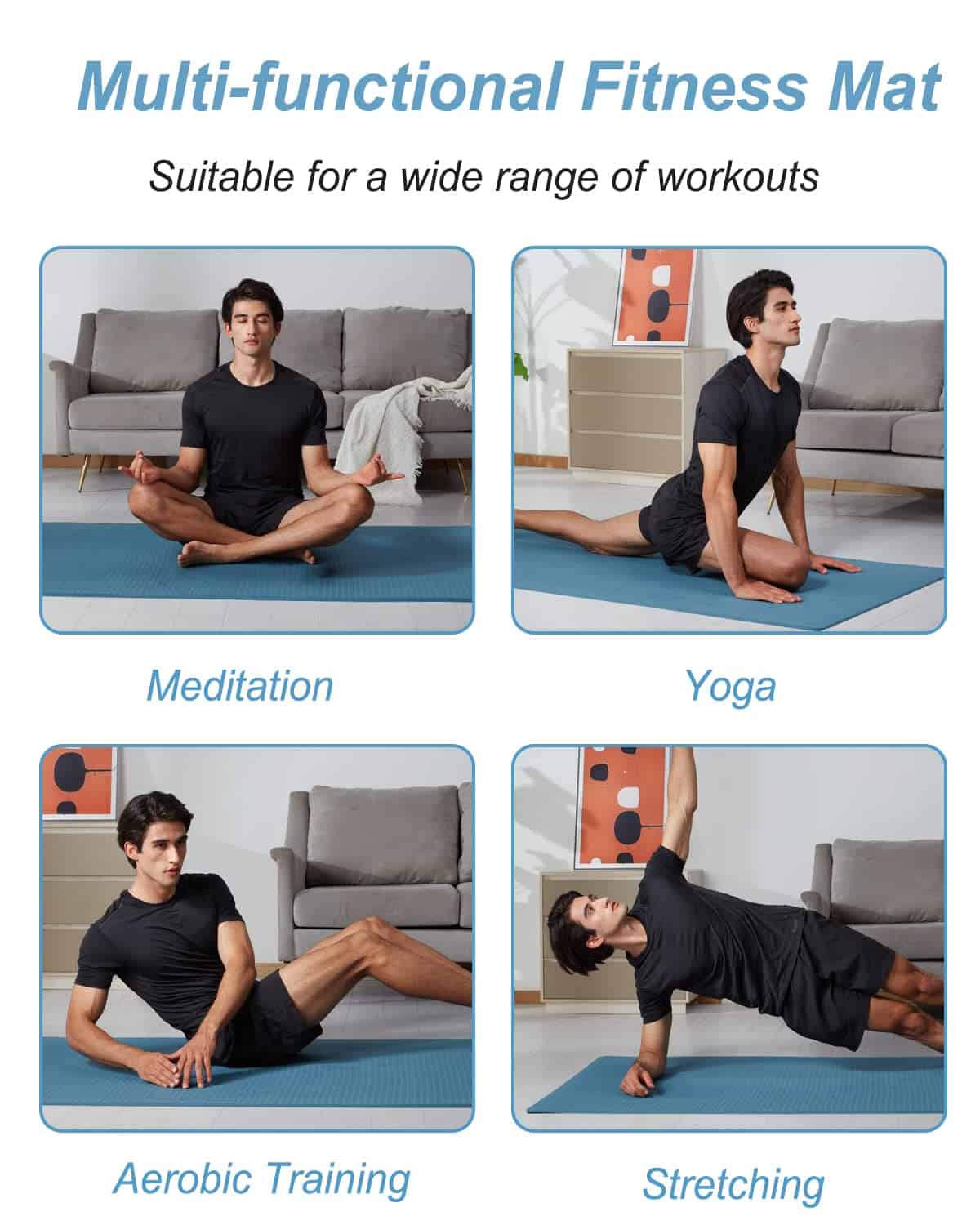 Tapete de Yoga RYTMAT de 10mm de Grosor, Tapete de - Imagen 7