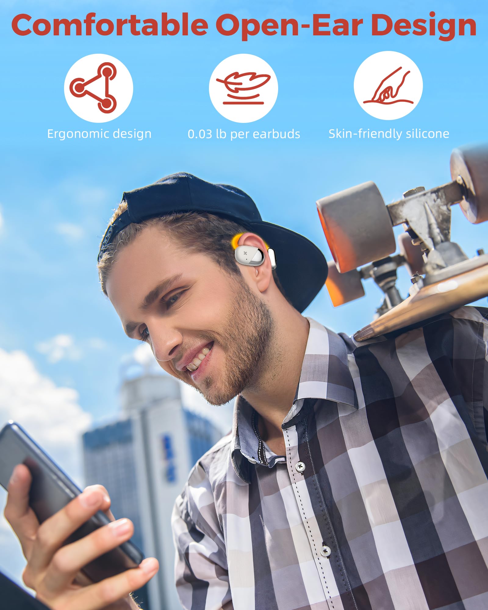 Audífonos inalámbricos GaNspeed 4 en 1 Bluetooth 5.4 para - Imagen 7