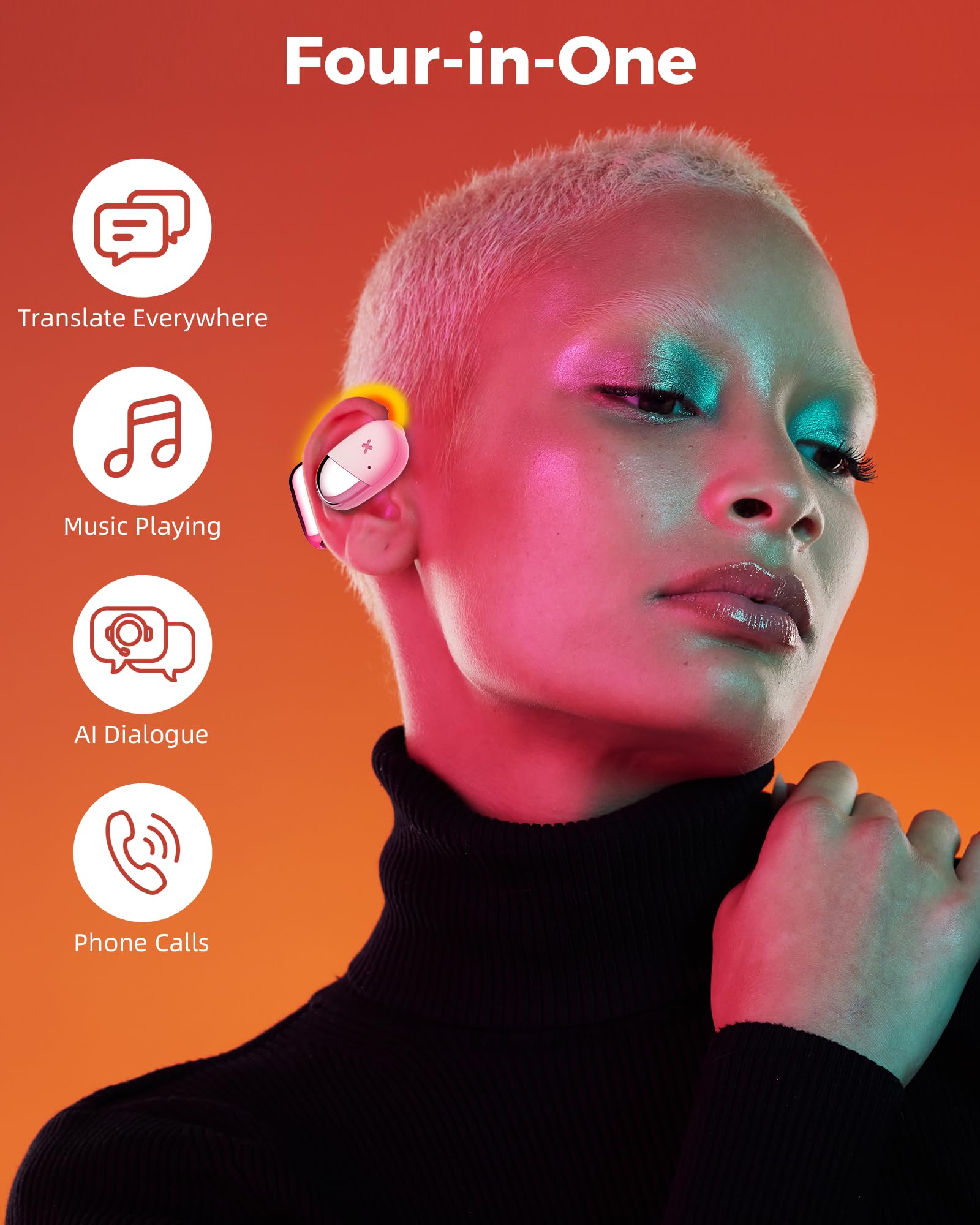 Audífonos inalámbricos GaNspeed 4 en 1 Bluetooth 5.4 para - Imagen 3