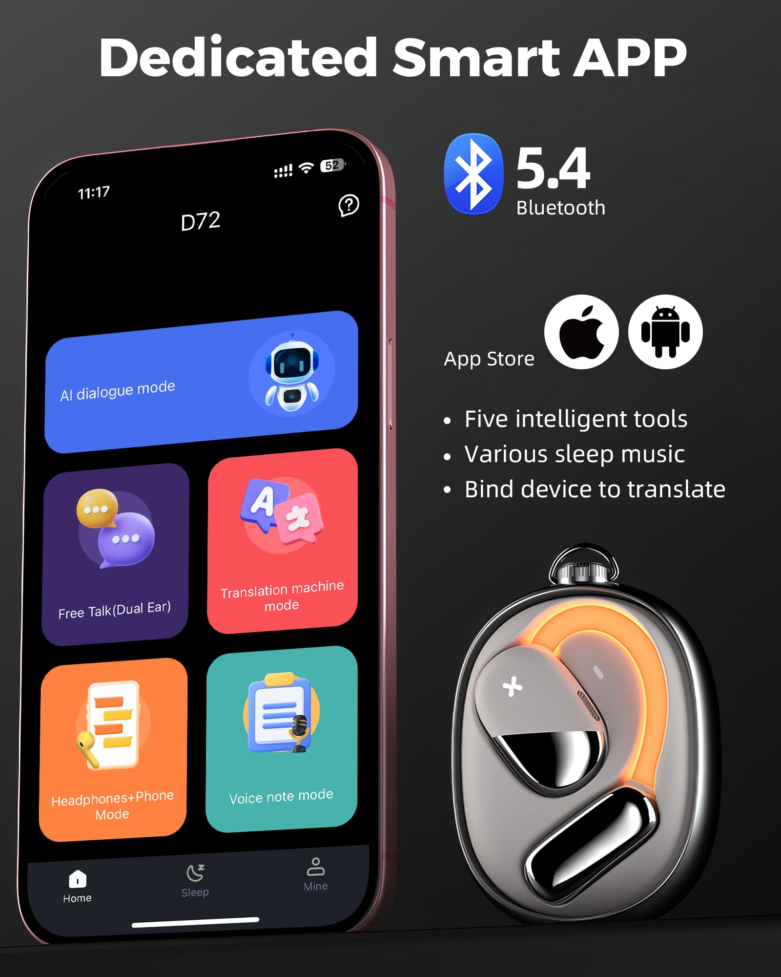 Audífonos inalámbricos GaNspeed 4 en 1 Bluetooth 5.4 para - Imagen 5