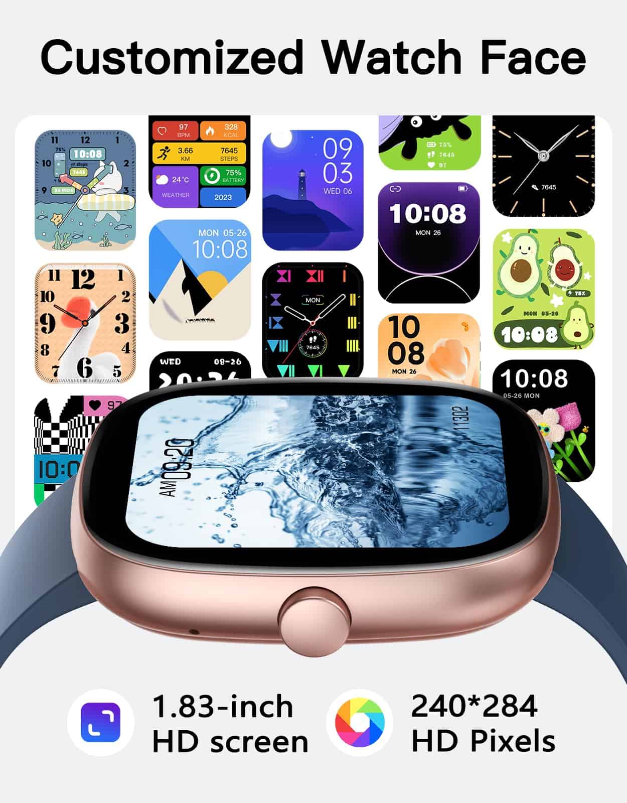 Smartwatch Fitness 2025 Ver. (Responda/Llame), Relojes - Imagen 7