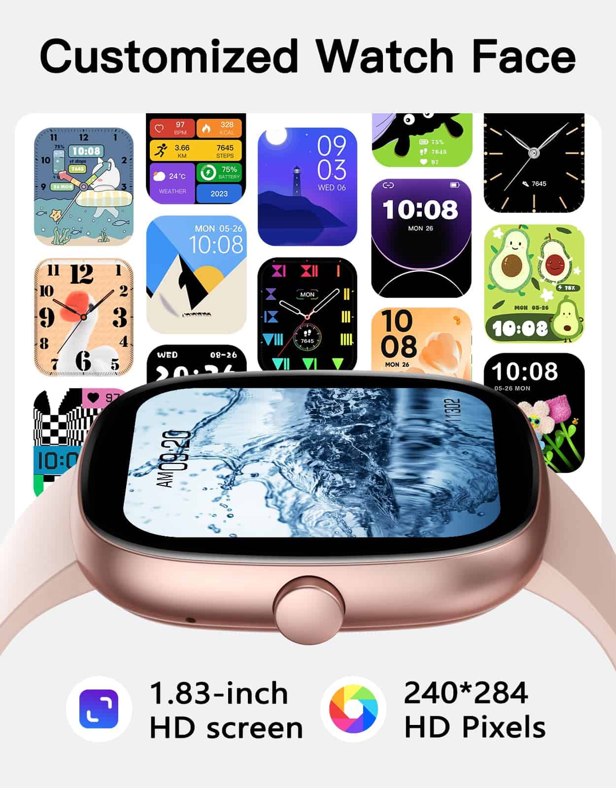 Fitness Tracker 2025 Ver. (Responder/Llamar), Reloj - Imagen 3