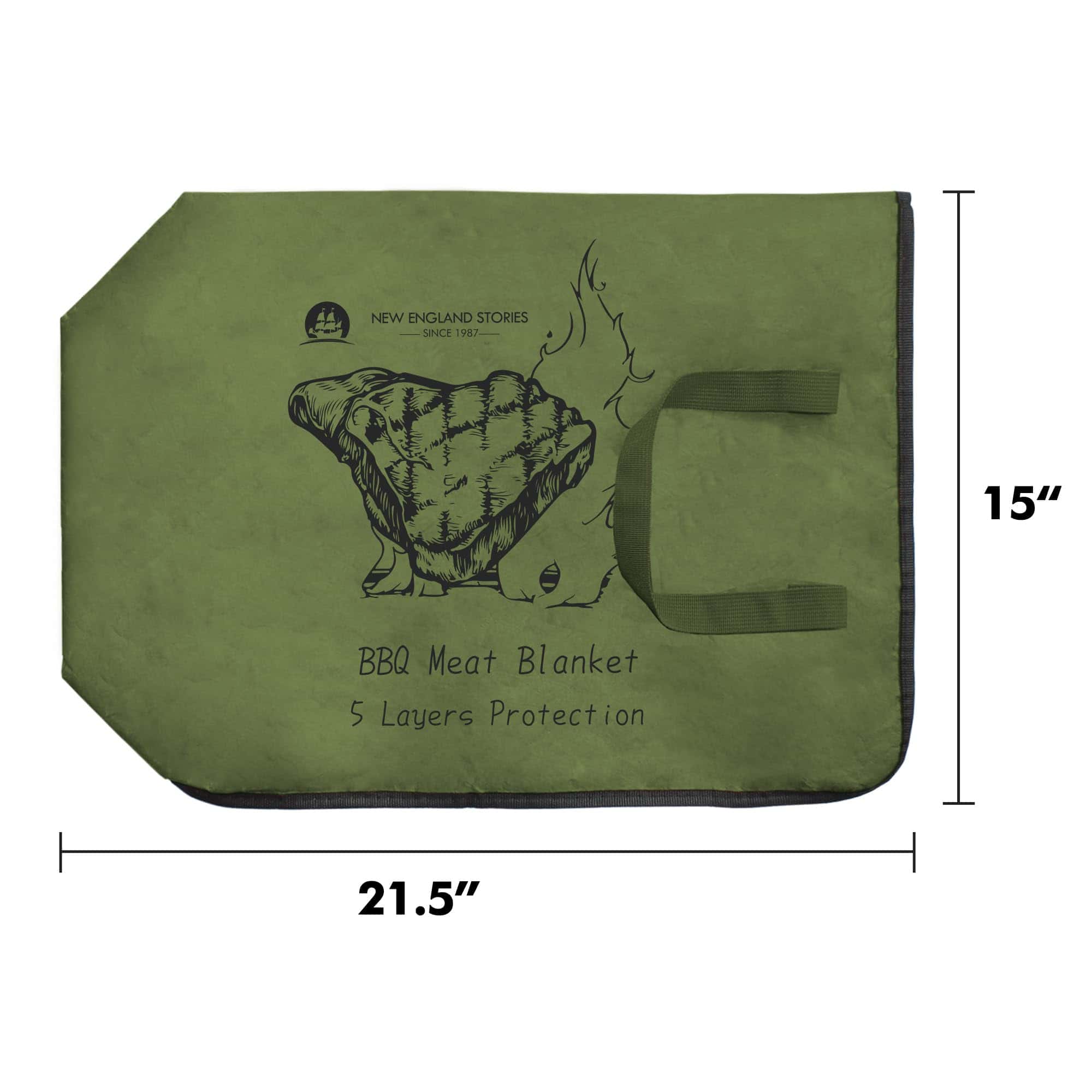 Manta para Barbacoa para Reposar Carnes, Bolsa Aislante de - Imagen 7
