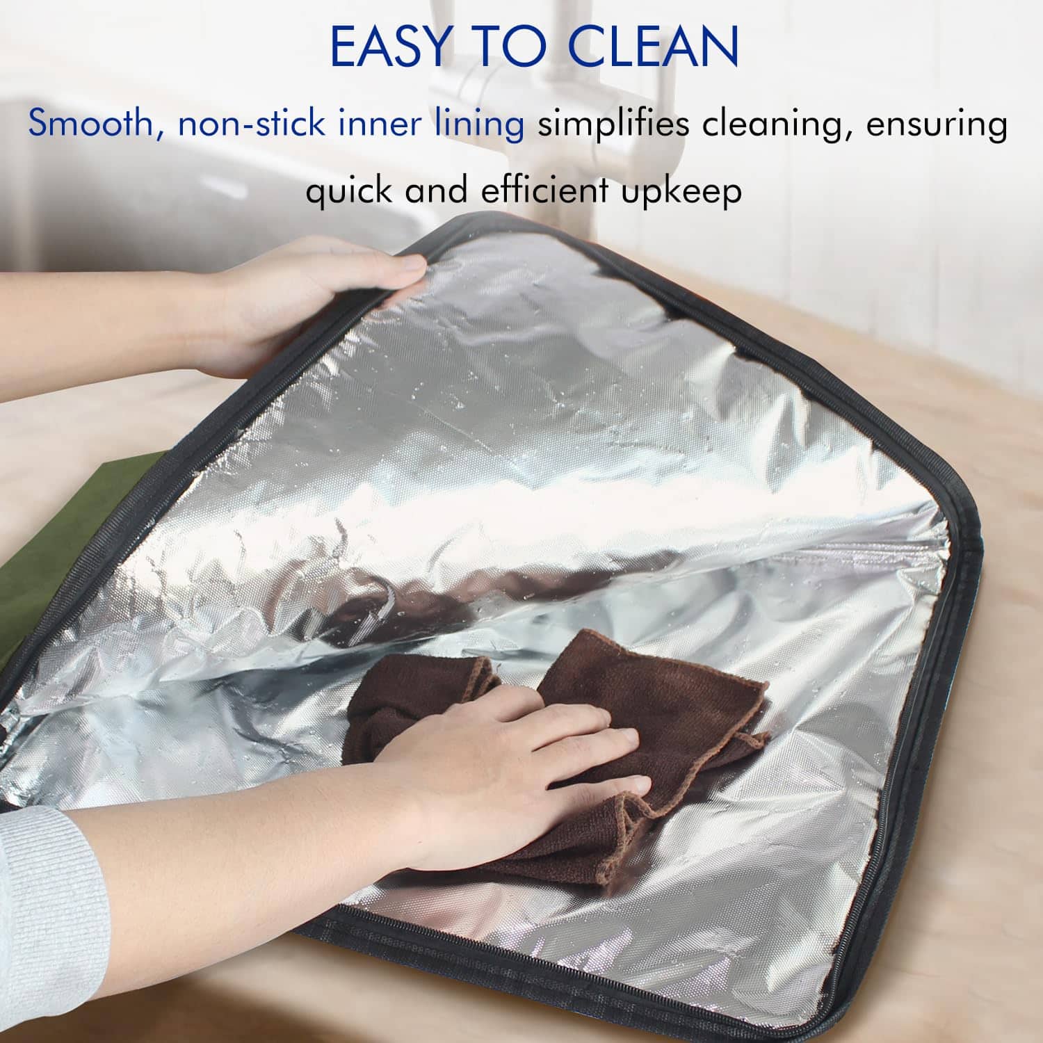 Manta para Barbacoa para Reposar Carnes, Bolsa Aislante de - Imagen 5