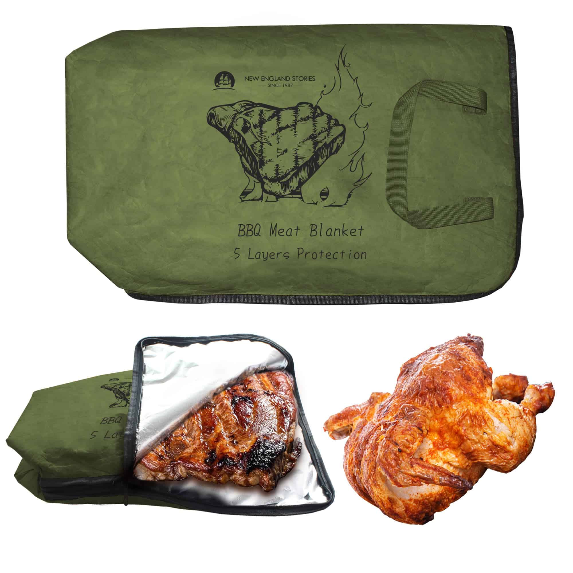 Manta para Barbacoa para Reposar Carnes, Bolsa Aislante de