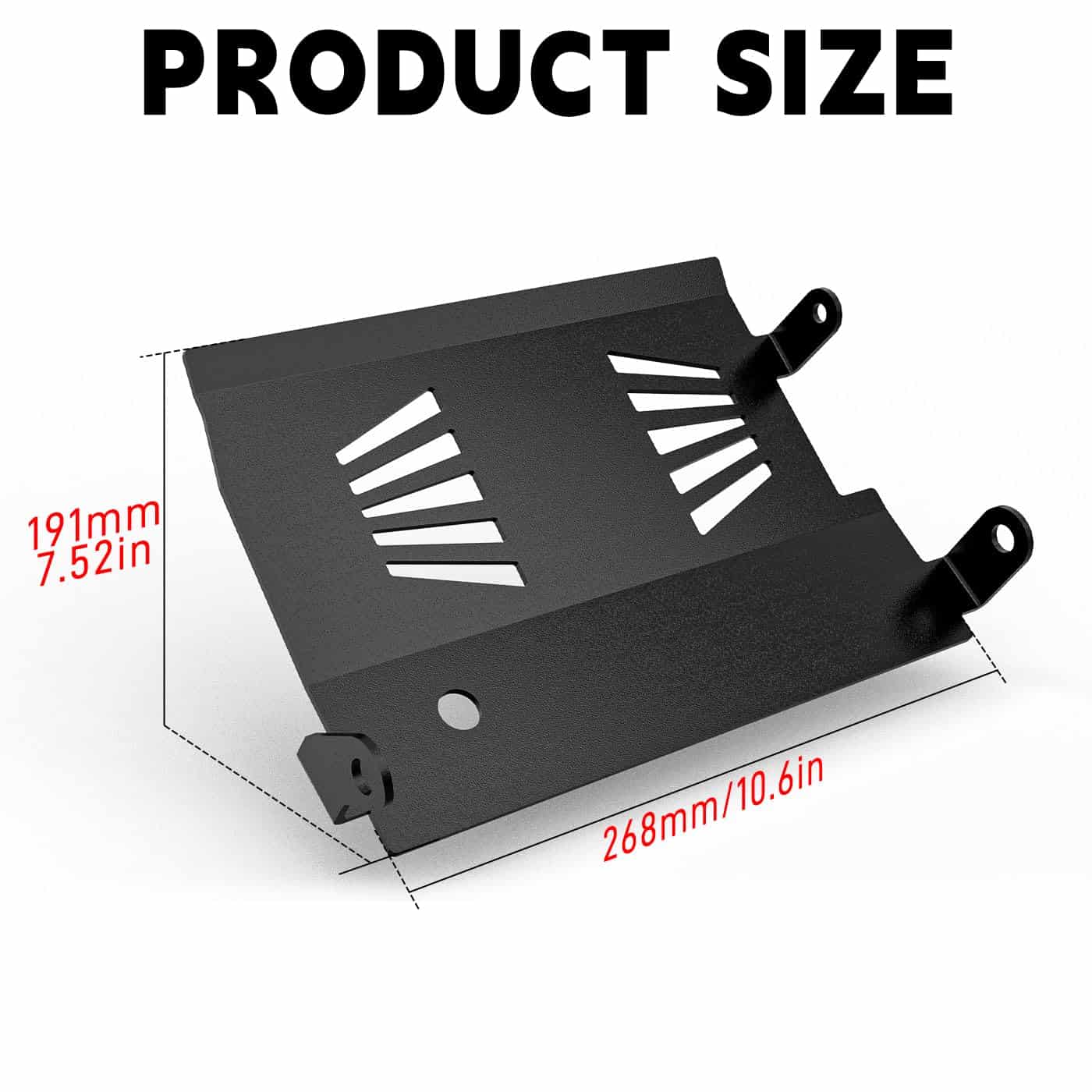 JERBOR Placa protectora de chasis de motor engrosada para - Imagen 8