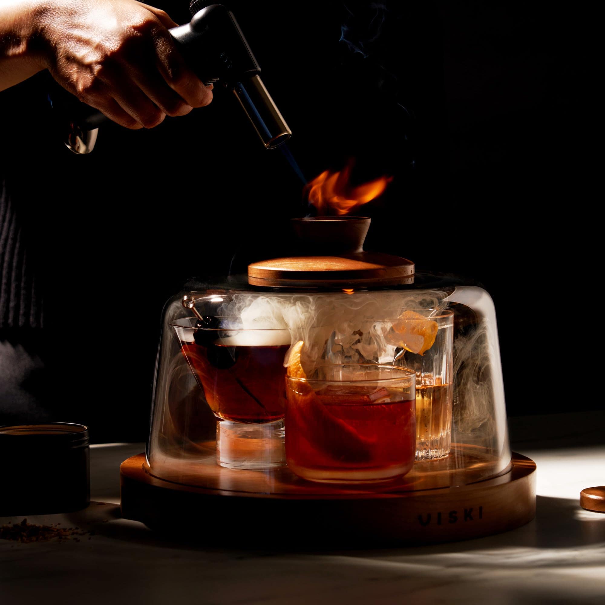 Alchemi by Viski Kit de Infusor de Cóctel Ahumado, Domo - Imagen 7