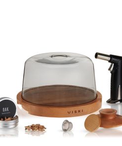 Alchemi by Viski Kit de Infusor de Cóctel Ahumado, Domo