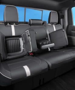 Fundas de asiento TANDI para Silverado & -Negro con Ribete B