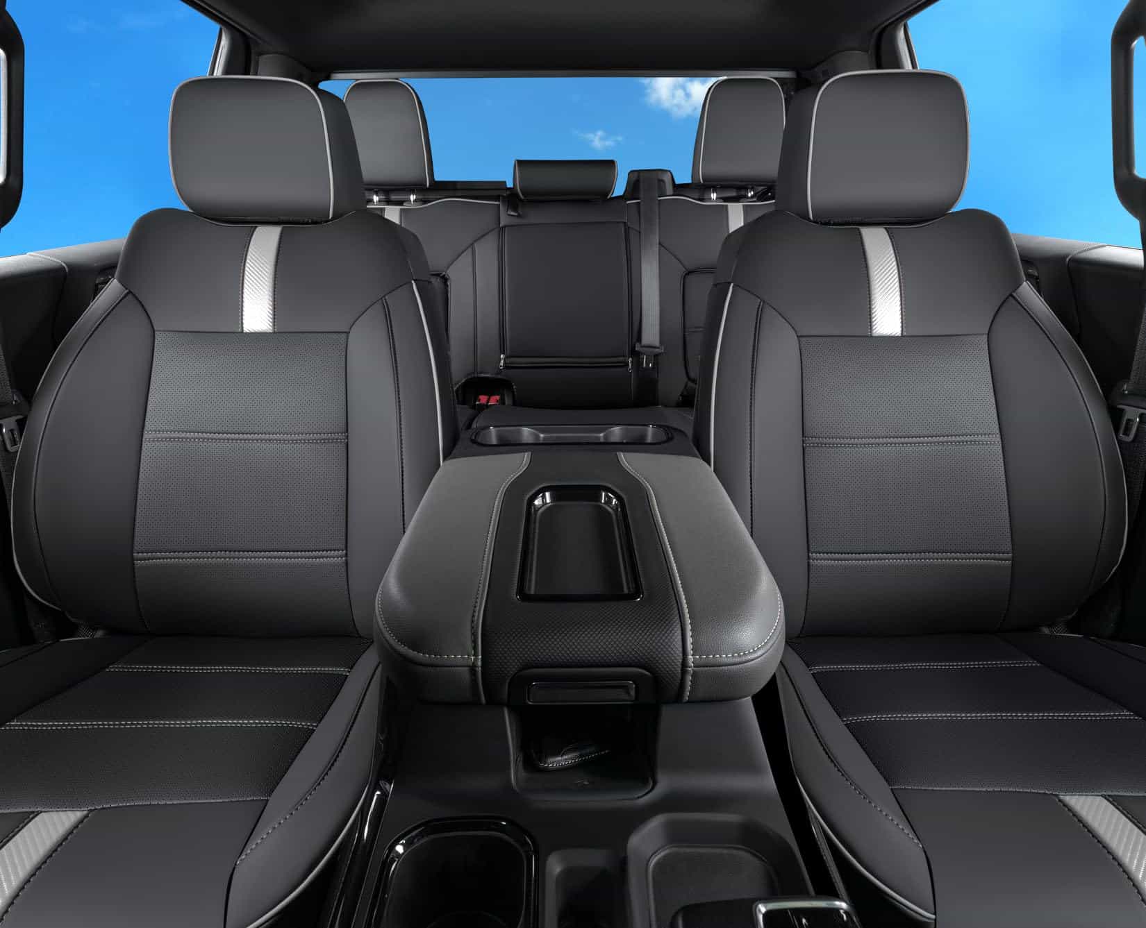 Fundas de asiento TANDI para Silverado & -Negro con Ribete B - Imagen 7