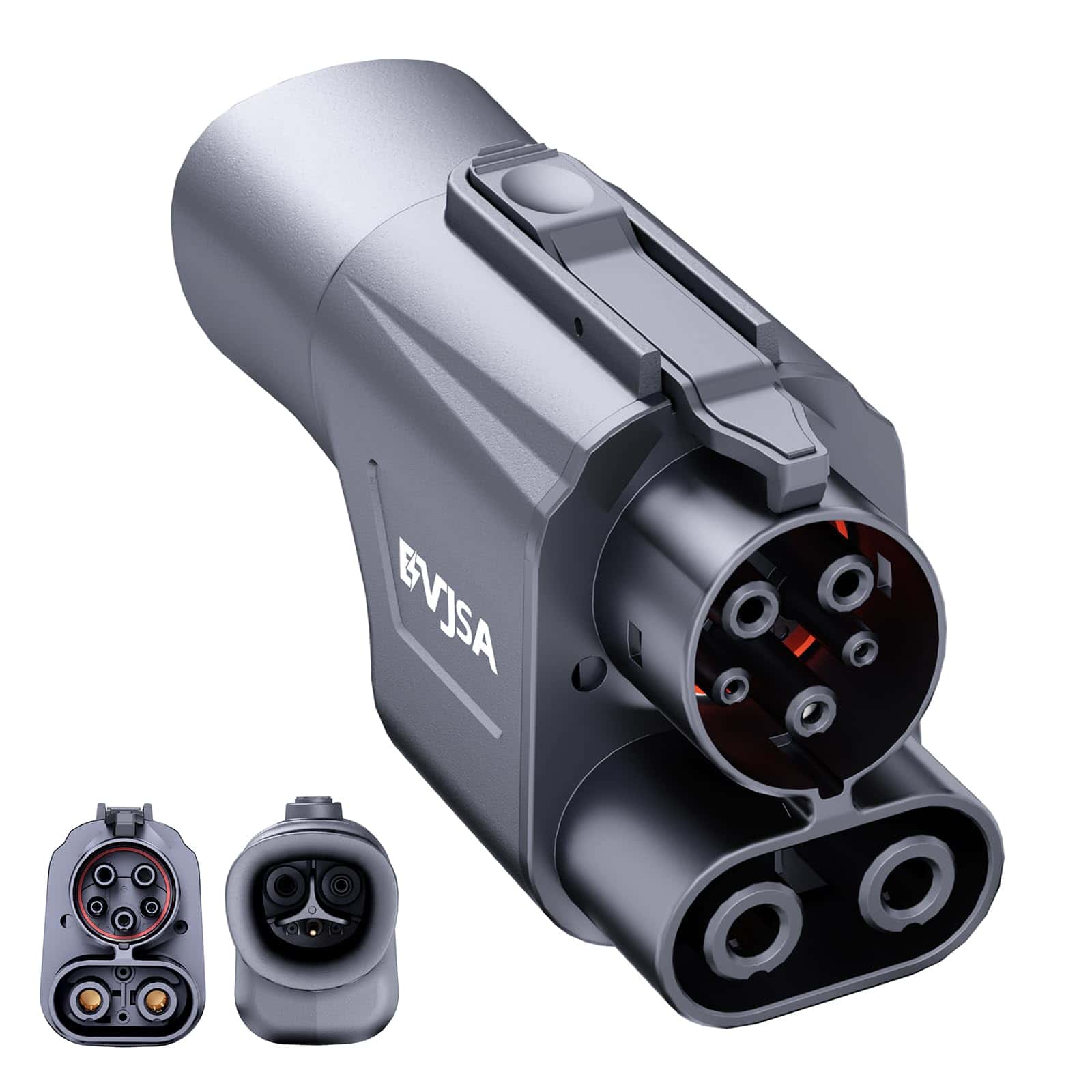 Adaptador EVJSA Tesla Supercharger NACS a CCS, Carga Rápida