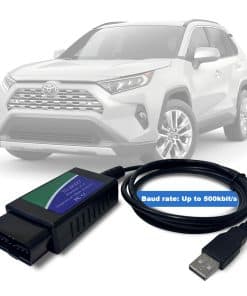 VZG ELM327 OBD2 USB Scan Tool/Code Reader, Adaptador Elm327