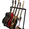 Soporte para 5 GUITARRAS Zenison de Piso con Acolchado