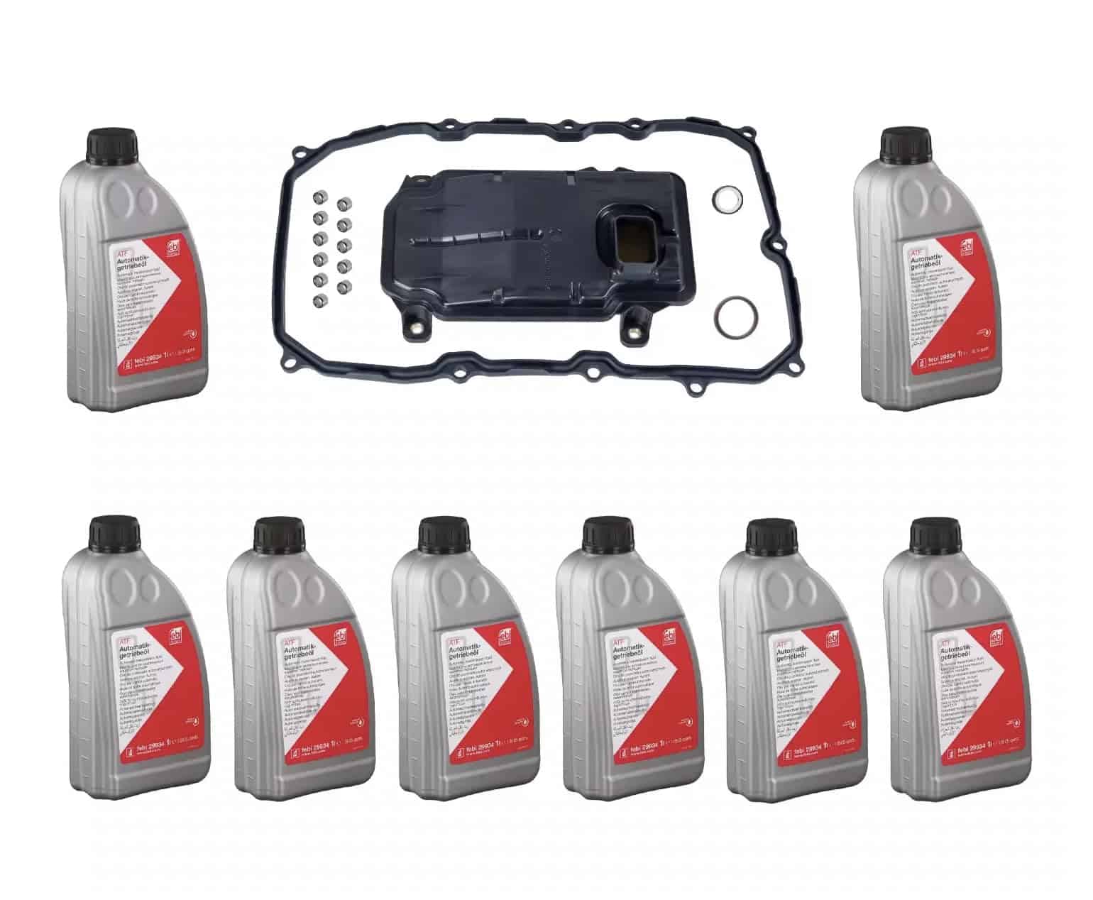 Kit de Servicio de Transmisión 8L ATF Fluid + Filtro +