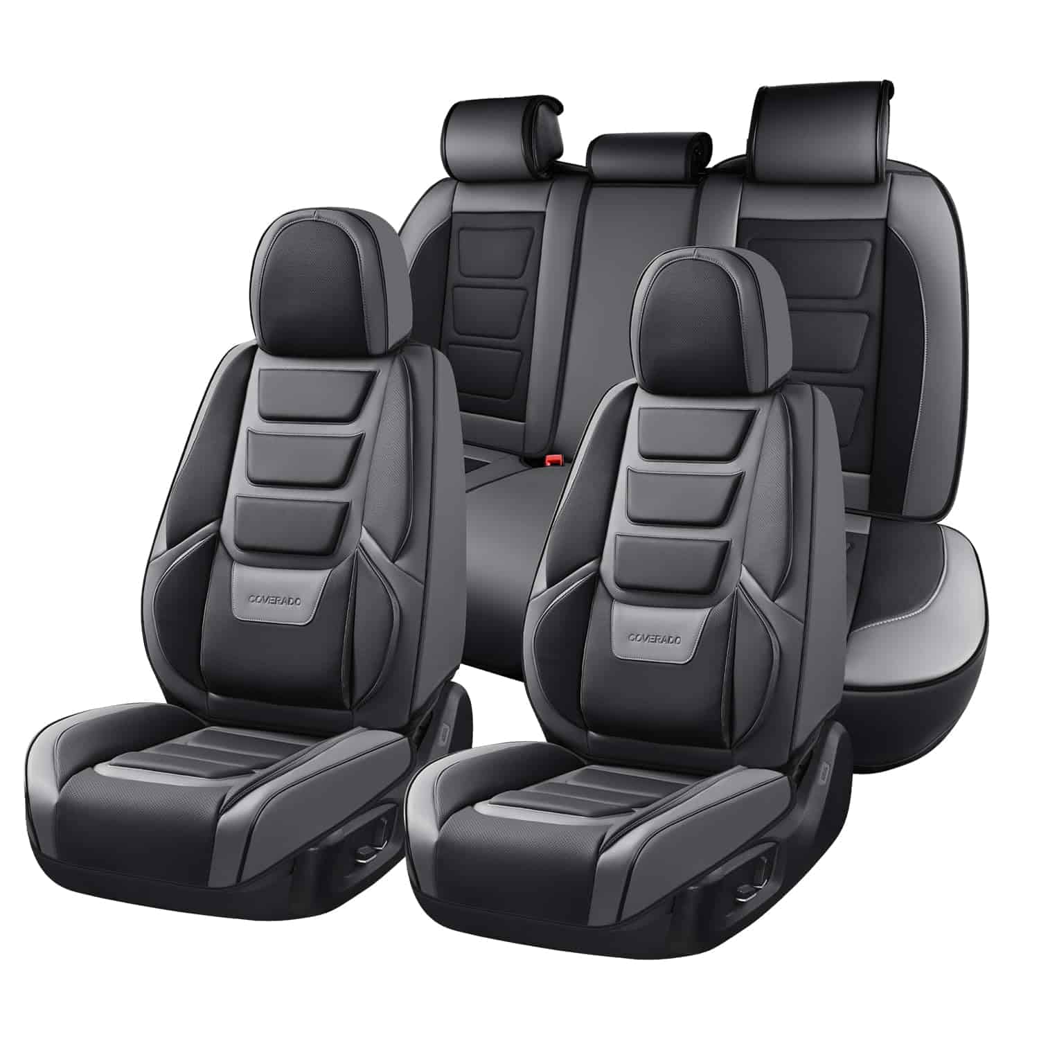 Cubiertas de asiento de coche Coverado -Negro/Gris