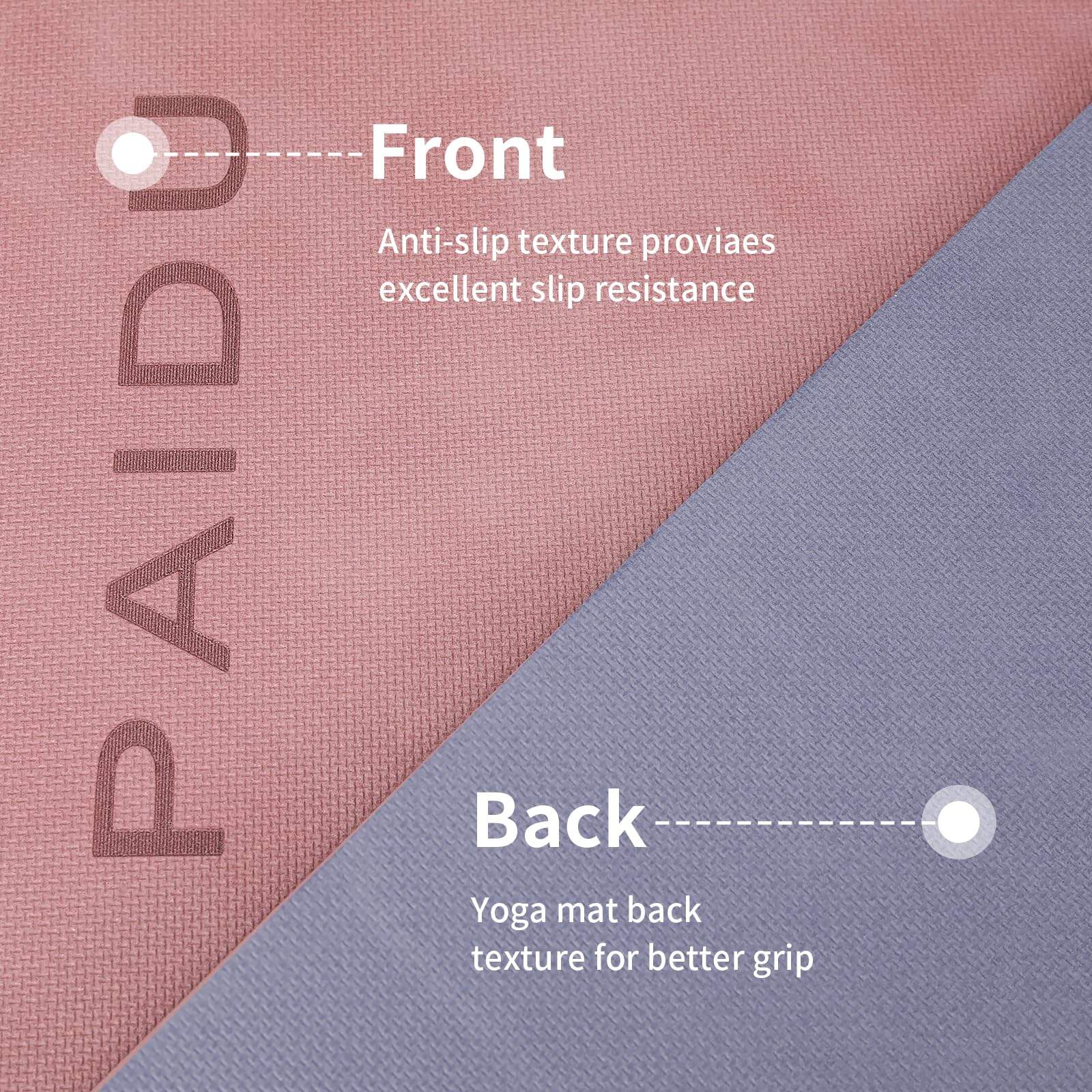 Tapete de Yoga PAIDU Antideslizante y Antiroturas, Extra - Imagen 4