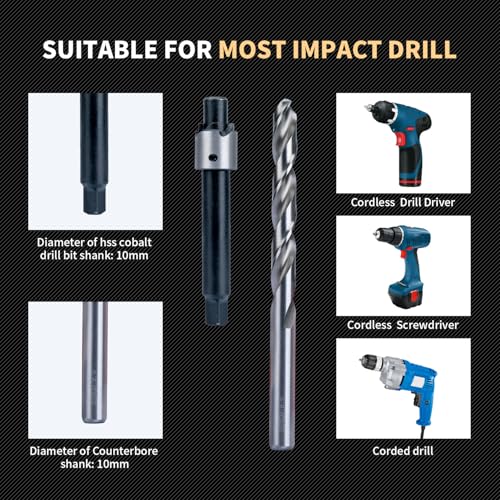Juego de Reparación de Roscas SENNMONN M8X1.0 con Broca - Imagen 8