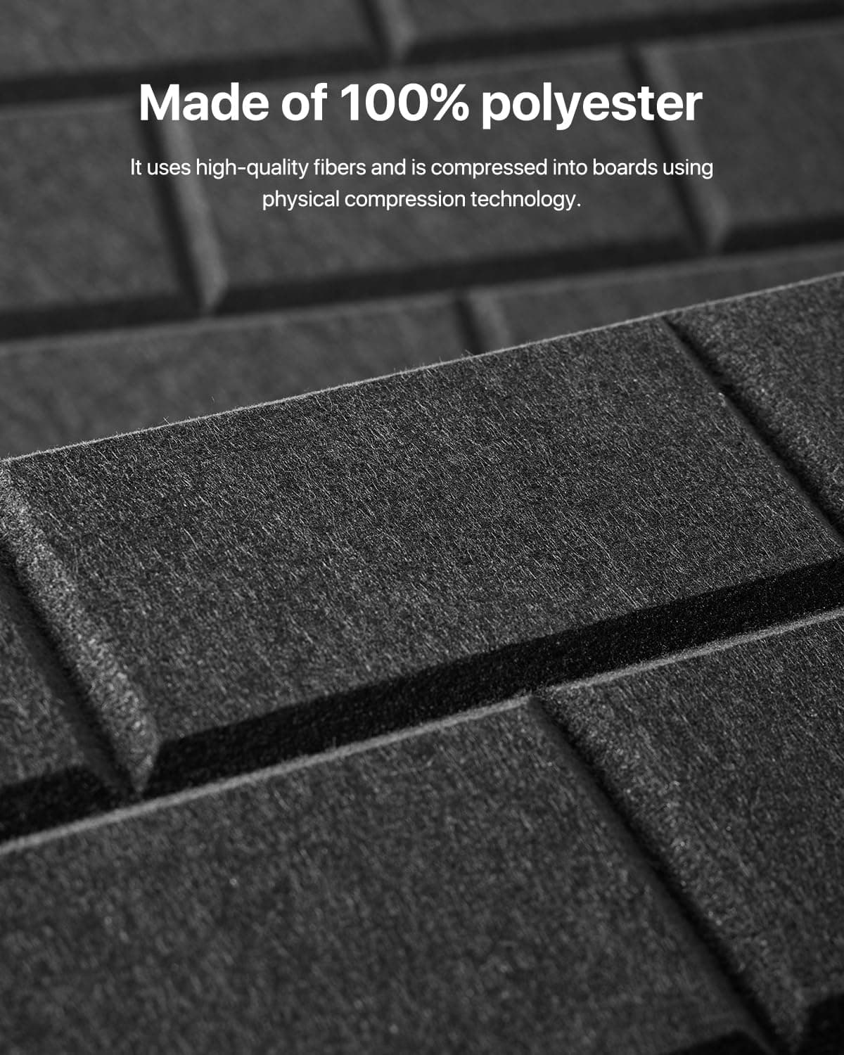 Paneles Insonorizantes, Soundsbay 12 Pack Paneles -Negro - Imagen 4