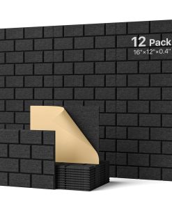 Paneles Insonorizantes, Soundsbay 12 Pack Paneles -Negro