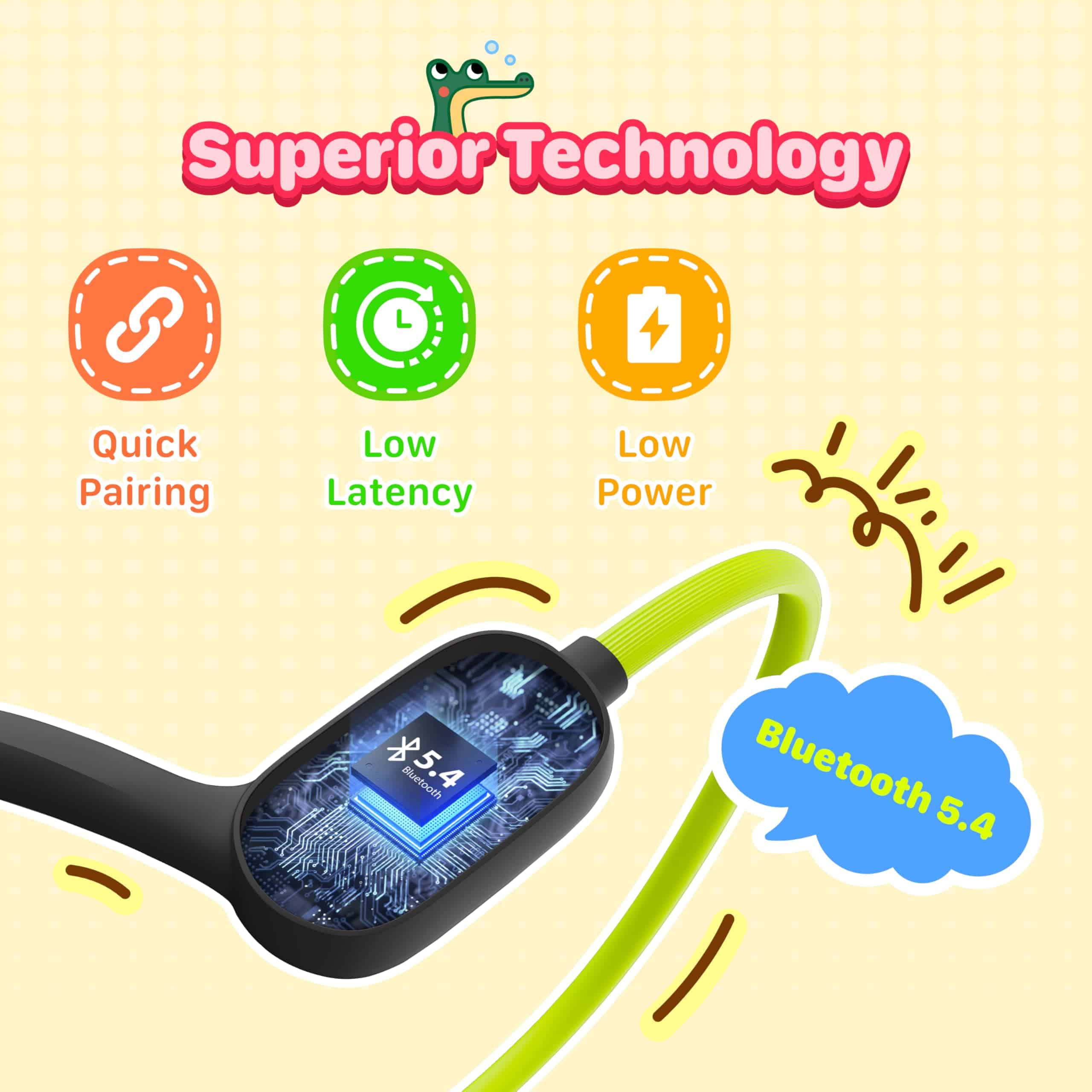 Audífonos inalámbricos JusTalk Kids Bluetooth, Auriculares - Imagen 6