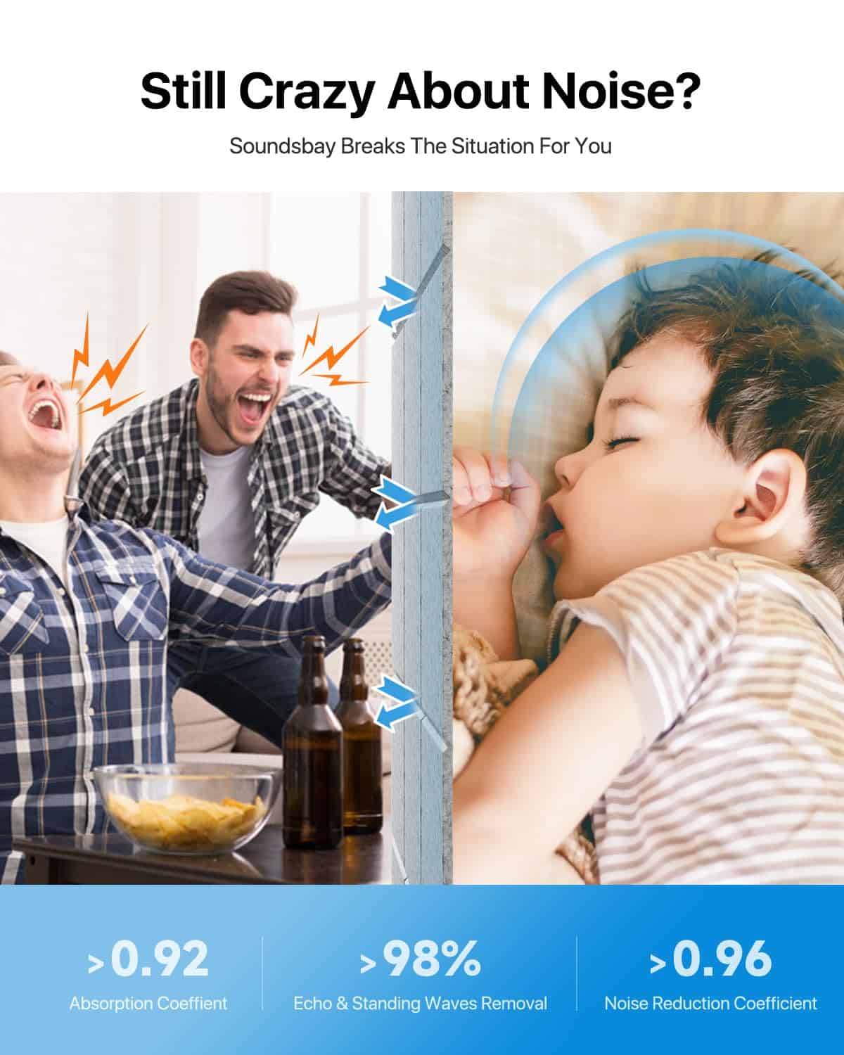 Paneles Acústicos Paquete de 12 Paneles -Gray - Imagen 7