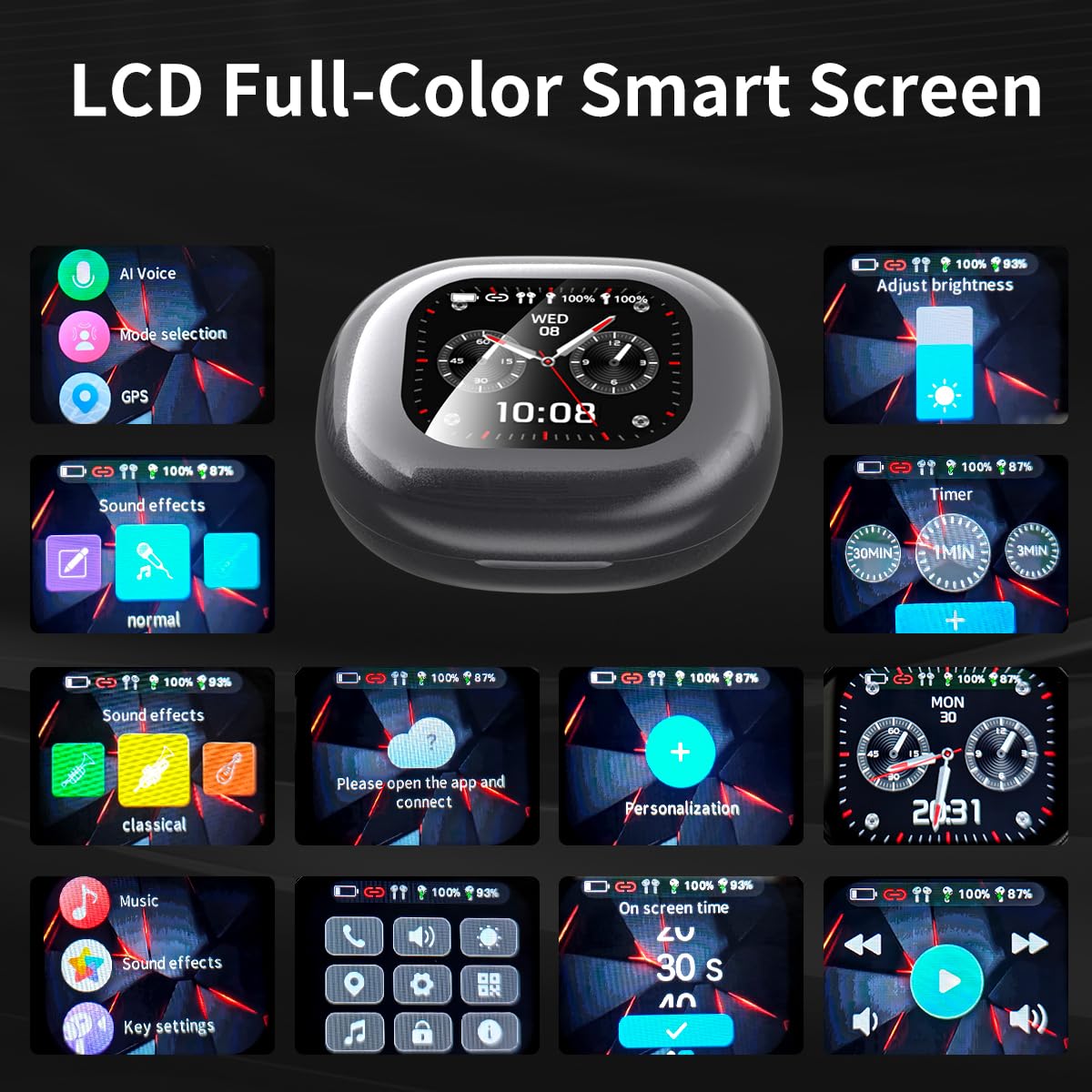 Auriculares inalámbricos ultra cómodos con Bluetooth 5.4 - Imagen 4