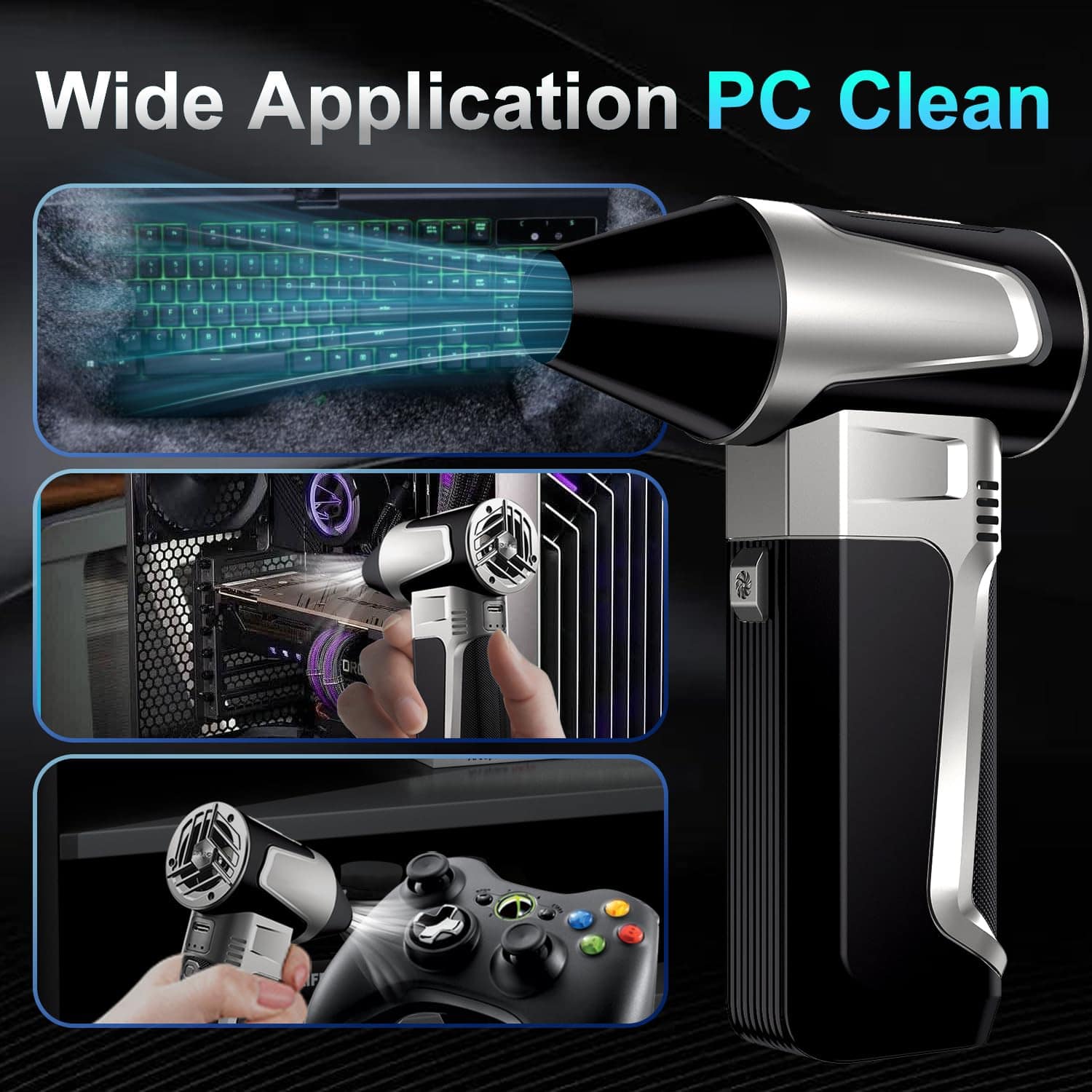 iRnergy Soplador de Aire Comprimido, Turbo Jet Portátil, - Imagen 10