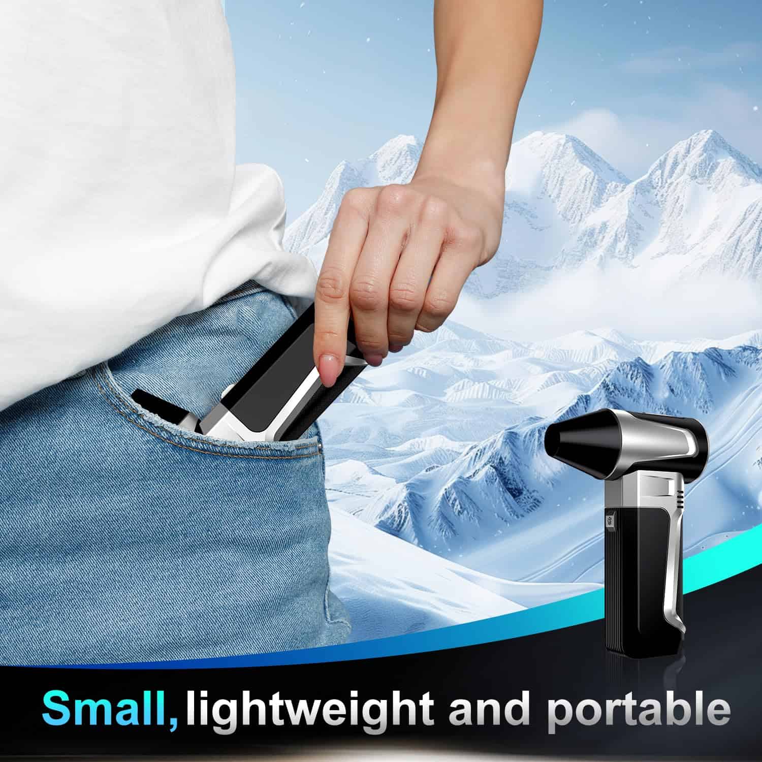 iRnergy Soplador de Aire Comprimido, Turbo Jet Portátil, - Imagen 9