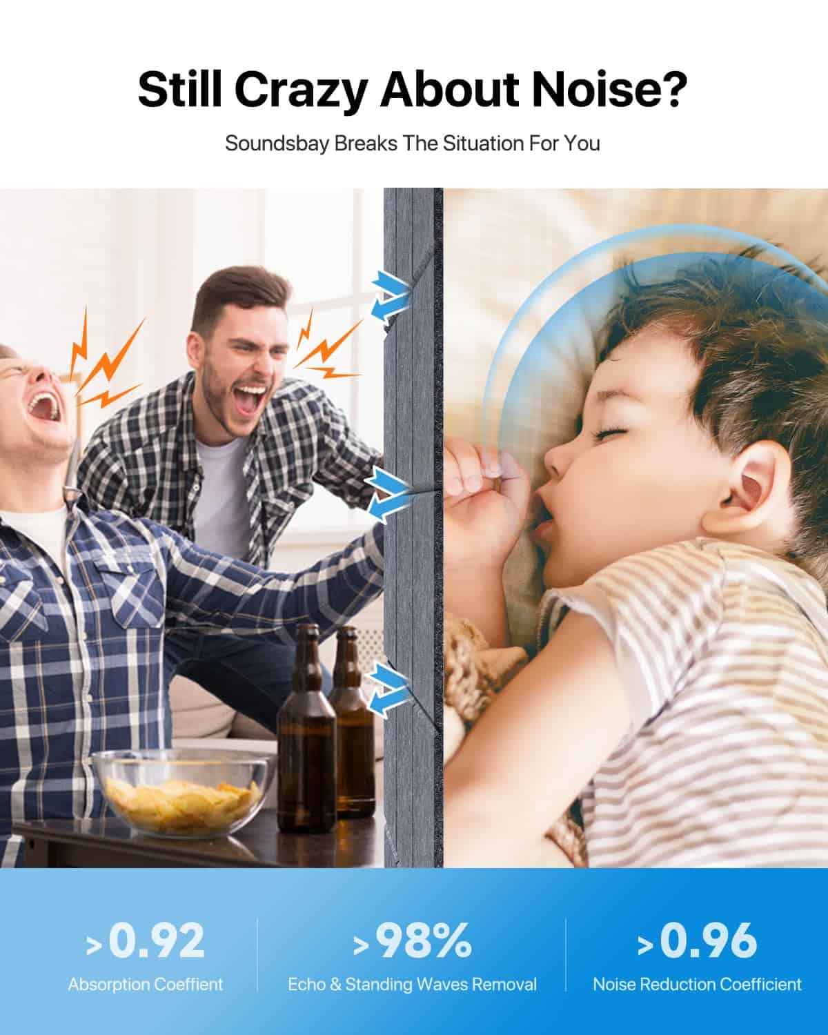 Paneles Acústicos Paquete de 12 Paneles -Gris Oscuro - Imagen 7